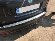 Skoda Octavia II A5 2010-2013 Protection de pare-chocs arrière Nataniko (inox) Break photo 3