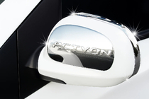 SsangYong Action 2005-2018 Entourages de rétroviseurs et cache supérieur (plastique) photo 1