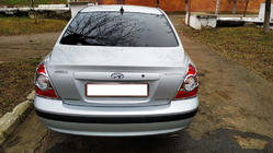 Hyundai Elantra (XD) 2000-2011 Couvre-feux Arriere Chromes (2 pcs, plastique) photo 1