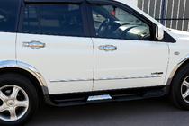 SsangYong Action 2005-2018 Couvre-poignées de porte chromés (4 pcs, plastique) photo 1