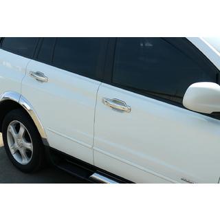 Couvre-poignées de porte chromés (4 pcs, plastique) Ssang Yong Rodius photo 3