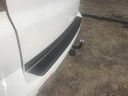 Volkswagen T5 Multivan 2003–2010 Protection de pare-chocs arrière avec rebord (plastique ABS) Mat photo 3