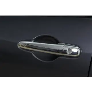 Couvre-poignées de Porte Chromés (4 pcs, Acier Inoxydable) photo 1