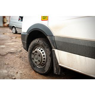 Extensions d'ailes larges (4 pcs, noires) Volkswagen Crafter 2006-2016 photo 3