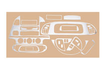 Mercedes Sprinter W901/902/903/904/905 1995–2006 Caches de tableau de bord (Meric) pour cdi 2000-2006 Aluminium photo 6
