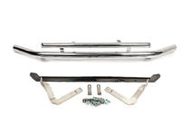 Volkswagen Caddy 2010-2015 Barre frontale double 60/48mm inox photo 2