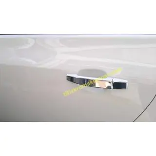 Couvre-poignées de porte CHROMÉES ÉTROITES (4 pcs, Inox, Omsa) photo 2