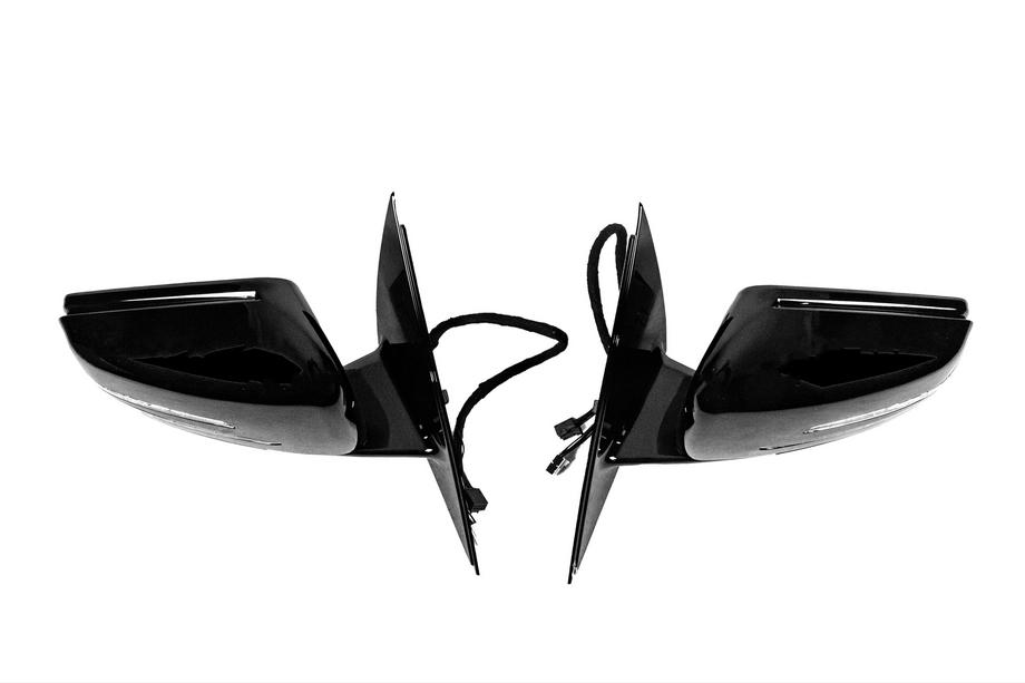 Mercedes S-class W221 2005-2013 Rétroviseurs extérieurs facelift (2 pcs, noirs) Photo 4