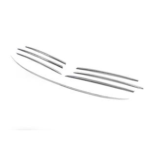Entourages chromés pour cadre de calandre (2000-2002, 7 pièces, inox) photo 3