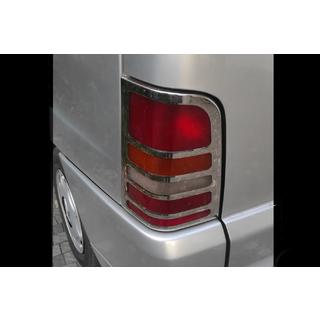 Caches Feux Arrière Chromés (2 pcs, Acier Inoxydable) Mercedes Vito W638 1996-2003 photo 4