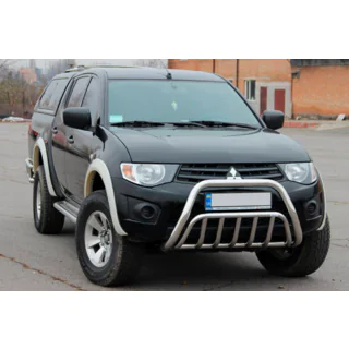 Pare-buffle (Inox) Mitsubishi L200 2006-2015 photo 2