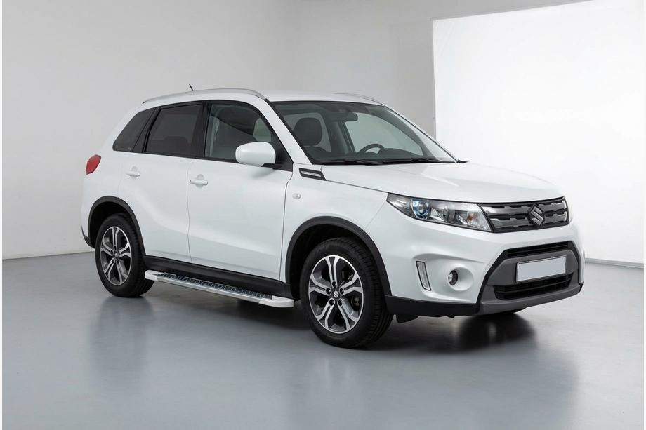 Suzuki Vitara 2015- Marchepieds Latéraux Allmond White (2 pcs, Aluminium) Image