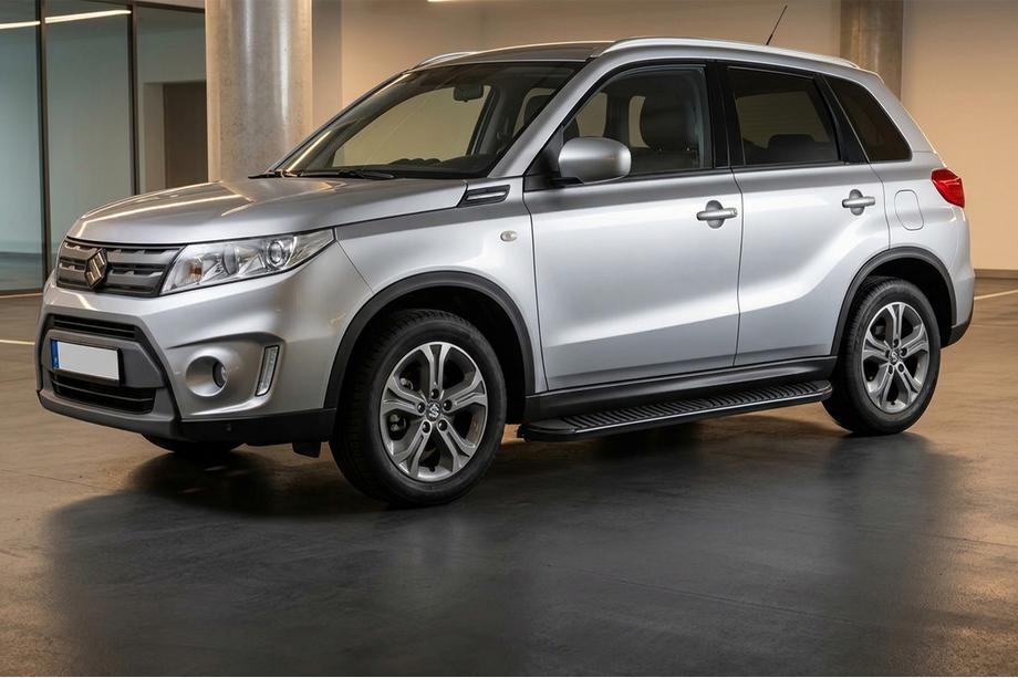 Suzuki Vitara 2015- Marchepieds Latéraux Tayga Black (2 pcs, Aluminium) Image