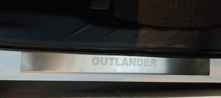 Mitsubishi Outlander 2006-2012 Seuils de porte Carmos (4 pcs, inox) photo 4