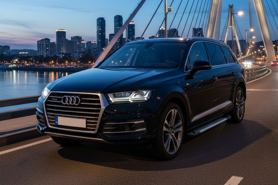 Audi Q7 2015–2026 Marchepieds Latéraux Line (2 pcs, Aluminium) Image