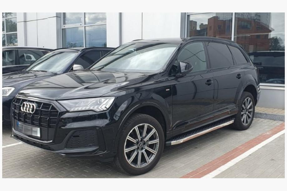 Audi Q7 2015–2026 Marchepieds Latéraux BlackLine (2 pcs, Aluminium) Image