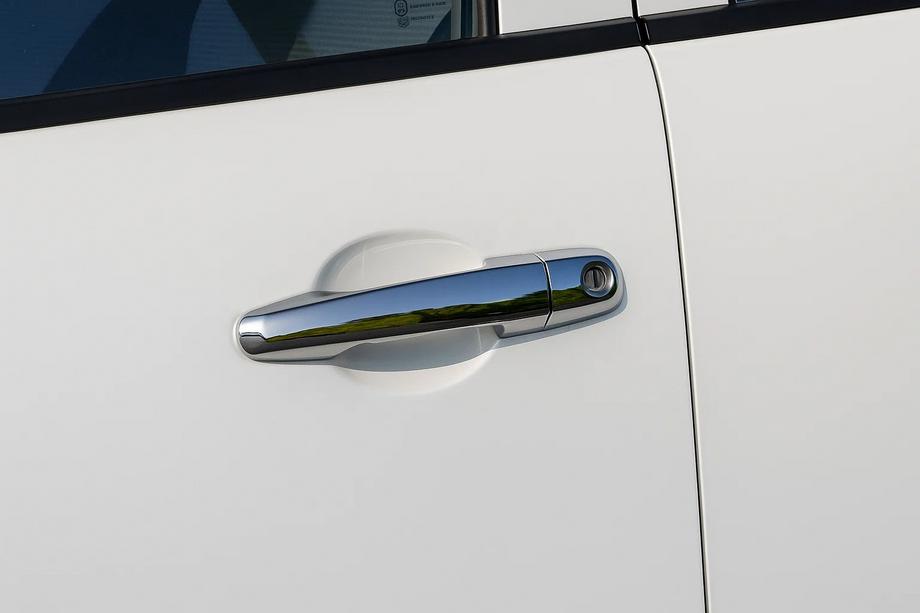 Mitsubishi L200 2006-2015 Couvre-poignées Chromés (4 pcs, Acier Inoxydable) Carmos - Acier Inoxydable Turc Image
