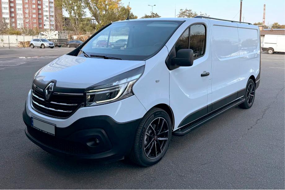 Fiat Talento 2016- Marchepieds Latéraux Allmond Black (2 pcs, Aluminium) Empattement Long Photo 9