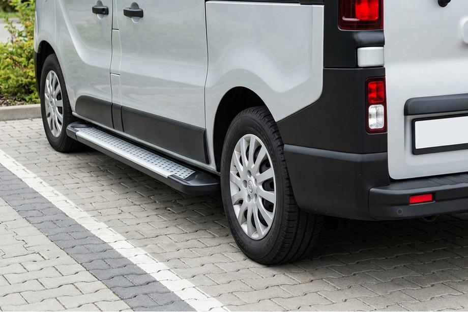 Renault Trafic 2015- Marchepieds latéraux Allmond Grey (2 pcs, aluminium) Image