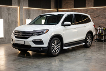 Honda Pilot 2015-2022 Marchepieds Latéraux Allmond White (2 pcs, Aluminium) photo 1