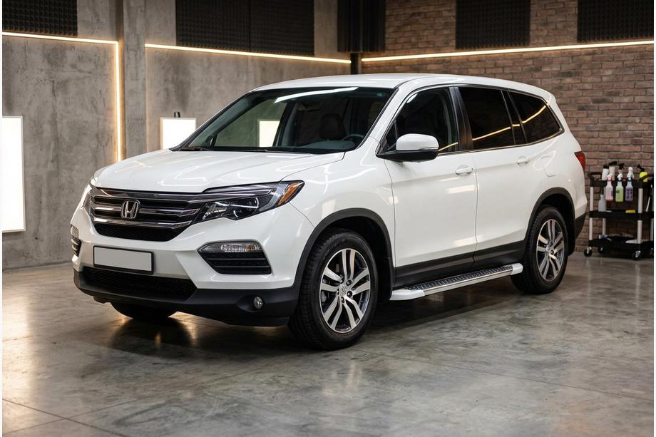Honda Pilot 2015-2022 Marchepieds Latéraux Allmond White (2 pcs, Aluminium) Image