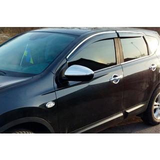Couvre-rétroviseurs (2 pcs, Acier Inoxydable) Nissan Qashqai 2007-2010 photo 3