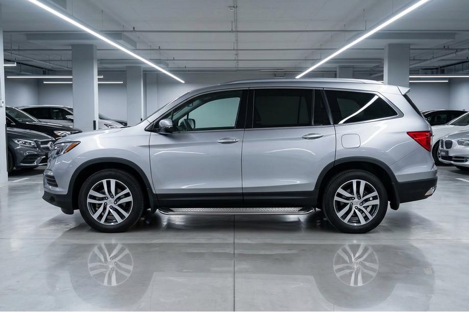 Honda Pilot 2015-2022 Marchepieds Latéraux Maydos V2 (2 pcs, Aluminium & Inox) Image