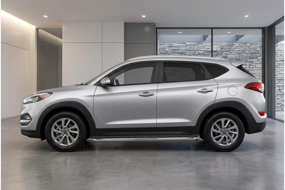 Hyundai Tucson TL 2016-2021 Marchepieds Latéraux Maydos V1 (2 pcs, Aluminium & Inox) Image