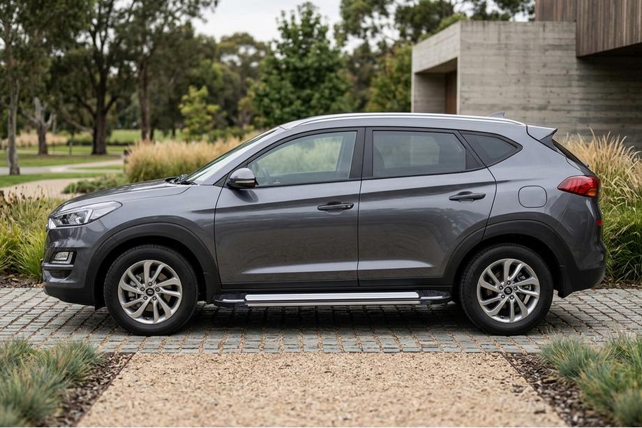 Hyundai Tucson TL 2016-2021 Marchepieds Latéraux Rainbow (2 pcs, Aluminium) Image