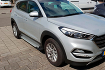 Hyundai Tucson TL 2016-2021 Marchepieds latéraux Allmond Grey (2 pcs, aluminium) photo 1