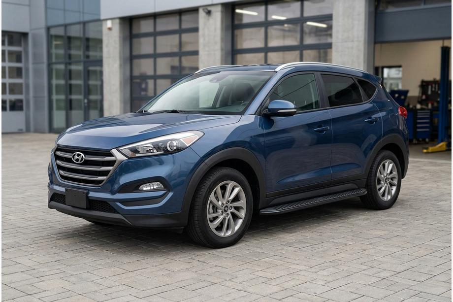 Hyundai Tucson TL 2016-2021 Marchepieds Latéraux Tayga Black (2 pcs, Aluminium) Image