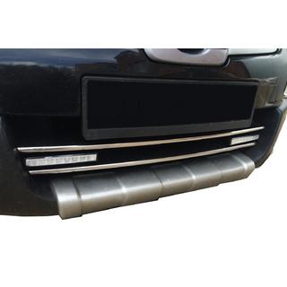 Baguettes pour calandre inférieure (2 pcs, inox) Nissan Qashqai 2007-2010 photo 1