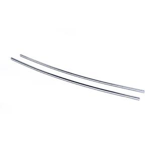 Baguettes pour calandre inférieure (2 pcs, inox) Nissan Qashqai 2007-2010 photo 3
