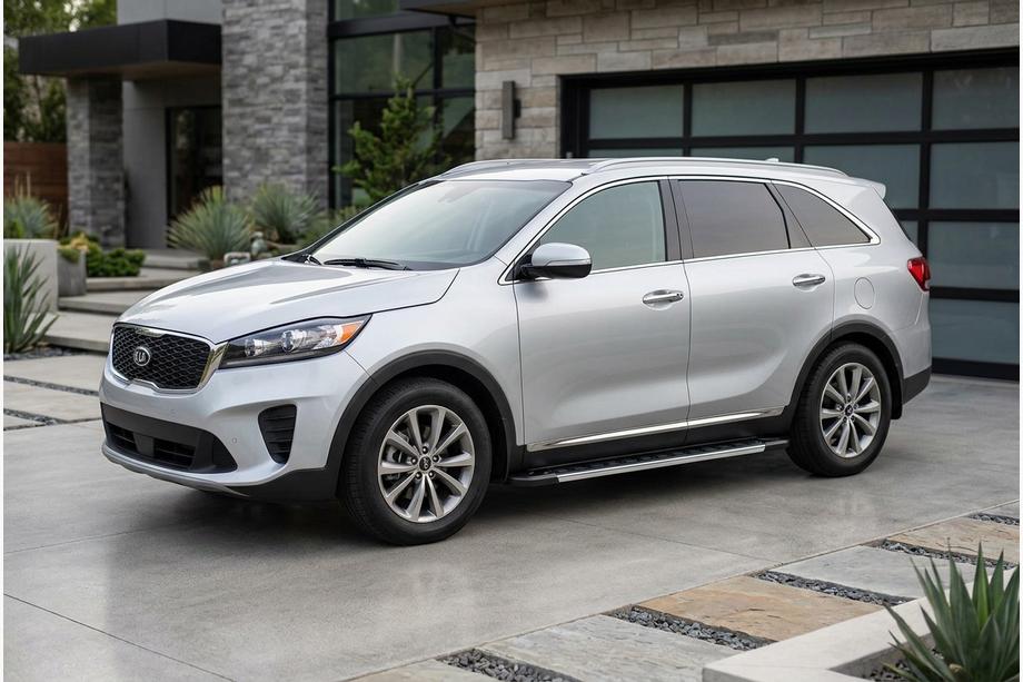 Kia Sorento III UM 2014-2020 Marchepieds Latéraux RedLine V1 (2 pcs, Aluminium) Image