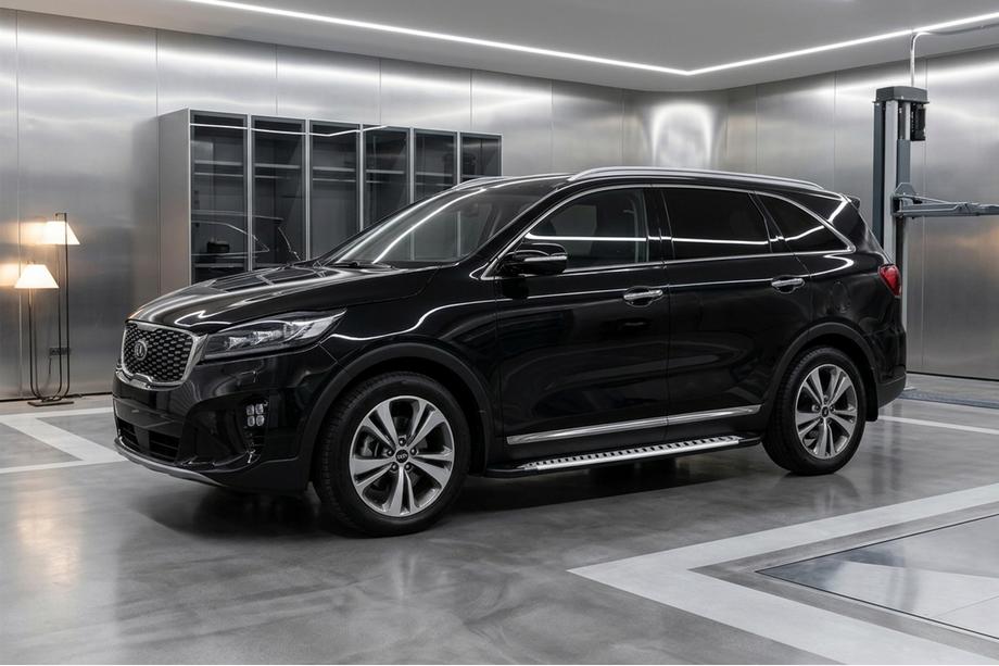 Kia Sorento III UM 2014-2020 Marchepieds Latéraux Line (2 pcs, Aluminium) Image