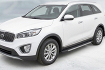 Kia Sorento III UM 2014-2020 Marchepieds Latéraux Duru (2 pcs, Aluminium) photo 1