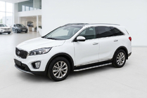 Kia Sorento III UM 2014-2020 Marchepieds Latéraux Maydos V1 (2 pcs, Aluminium & Inox) photo 1