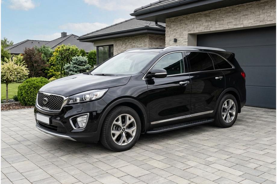 Kia Sorento III UM 2014-2020 Marchepieds Latéraux Bosphorus Black (2 pcs, Aluminium) Image