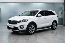 Kia Sorento III UM 2014-2020 Marchepieds Latéraux Allmond White (2 pcs, Aluminium) photo 1