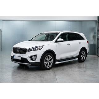 Marchepieds Latéraux Allmond White (2 pcs, Aluminium) Kia Sorento III UM 2014-2020 photo 1