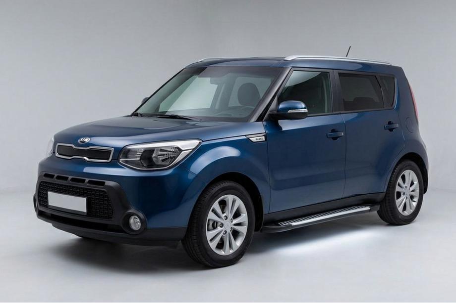 Kia Soul II 2013-2018 Marchepieds Latéraux Line (2 pcs, Aluminium) Image