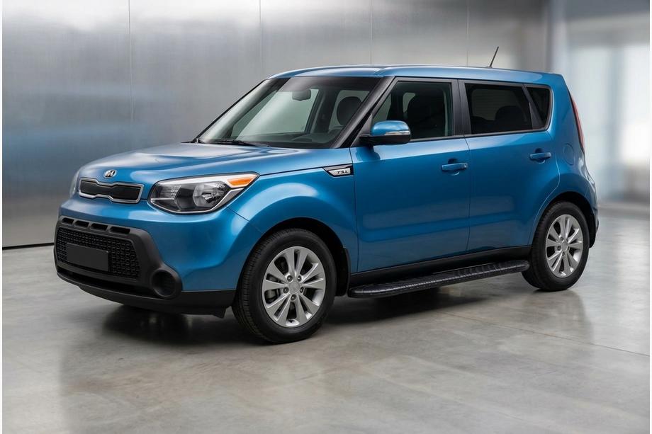 Kia Soul II 2013-2018 Marchepieds Latéraux Bosphorus Black (2 pcs, Aluminium) Image
