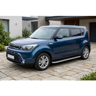 Marchepieds Latéraux Tayga Grey (2 pcs, Aluminium) Kia Soul II 2013-2018 photo 1
