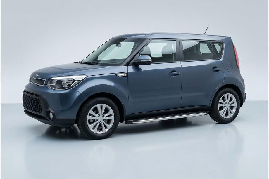 Kia Soul II 2013-2018 Marchepieds Latéraux BlackLine (2 pcs, Aluminium) Image