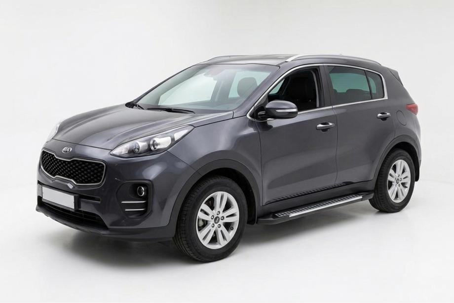 Kia Sportage 2015-2021 Marchepieds Latéraux Line (2 pcs, Aluminium) Image