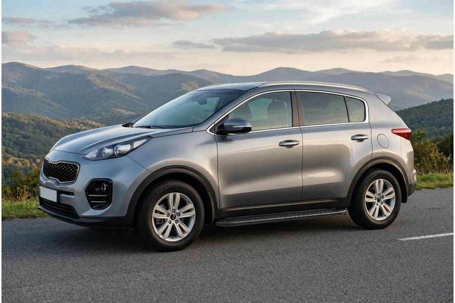 Kia Sportage 2015-2021 Marchepieds Latéraux Bosphorus Black (2 pcs, Aluminium) Image