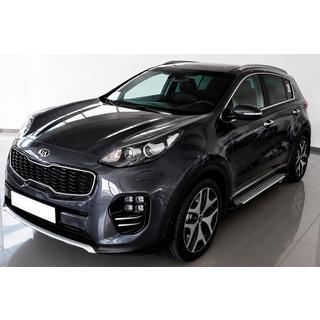 Marchepieds latéraux Allmond Grey (2 pcs, aluminium) Kia Sportage 2015-2021 photo 1