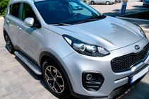 Kia Sportage 2015-2021 Marchepieds Latéraux Maydos V2 (2 pcs, Aluminium & Inox) photo 2