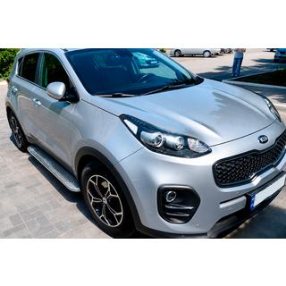 Marchepieds Latéraux Maydos V2 (2 pcs, Aluminium & Inox) Kia Sportage 2015-2021 photo 2