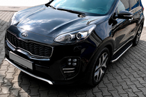 Kia Sportage 2015-2021 Marchepieds Latéraux BlackLine (2 pcs, Aluminium) photo 1